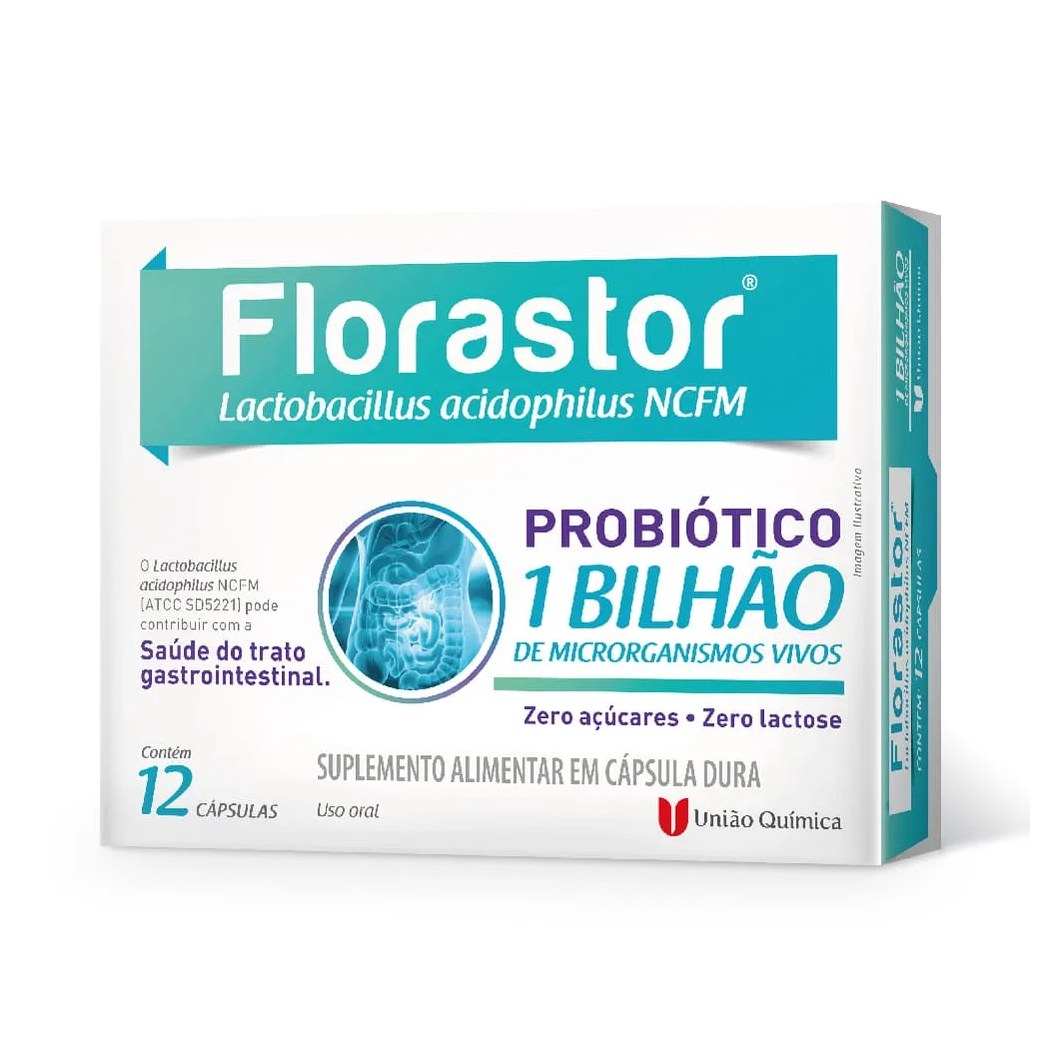 Florastor Com 12 Capsulas 1bilhao