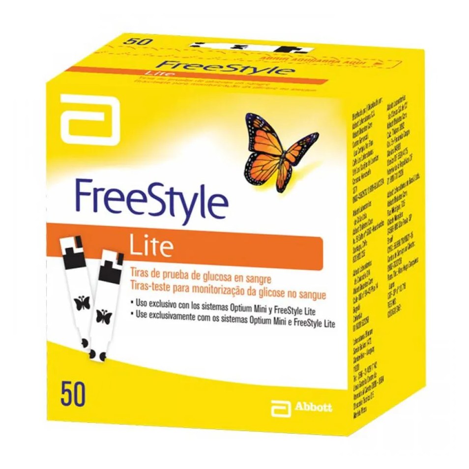 Freestyle Lite Com 50 Tiras Teste