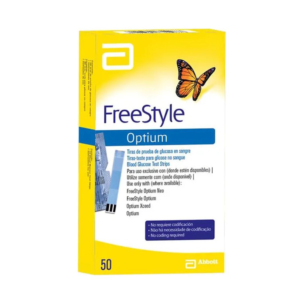 Freestyle Optium Com 50 Tiras Teste