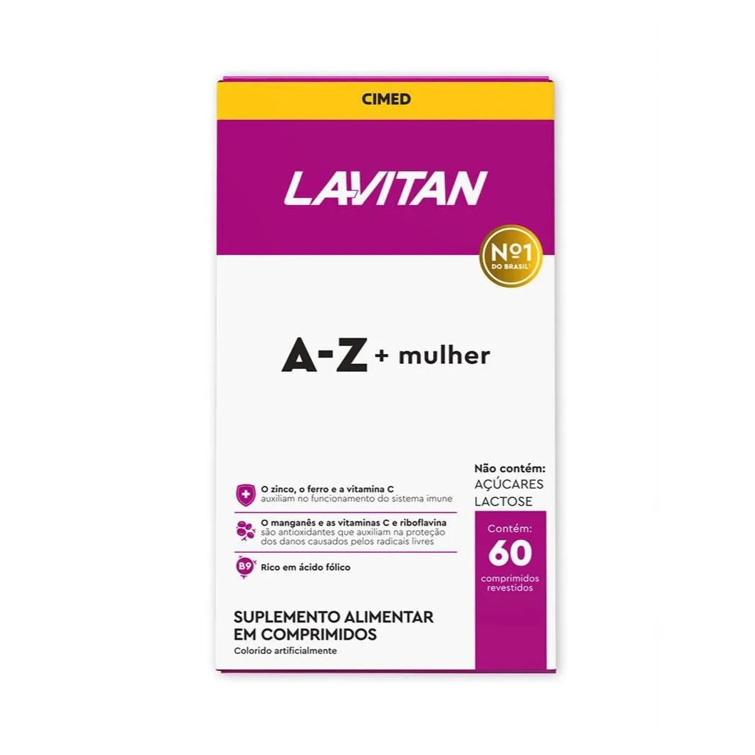 Lavitan Mulher Com 60 Drágeas