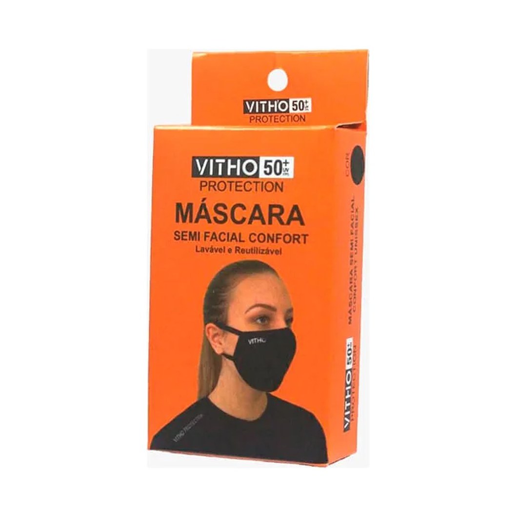 Mascara Confort Com Protecao Uv50 Preto 1 Unidade