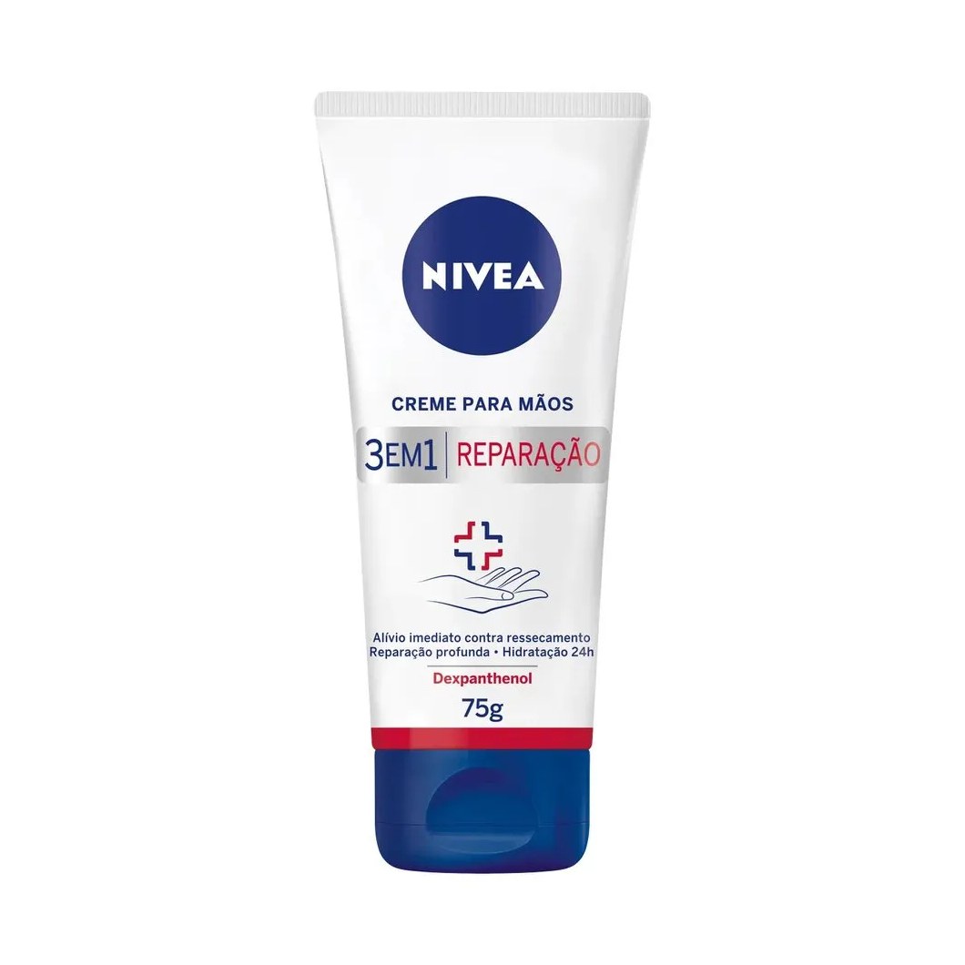 Nivea Reparação 3 Em 1 Creme Para Mãos 75gr