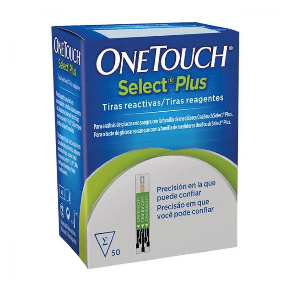 Onetouch Select Plus 50 Tiras Teste