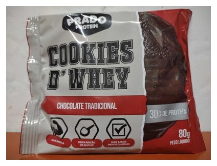 Prado Protein Cookies D'Whey - Chocolate Tradicional
