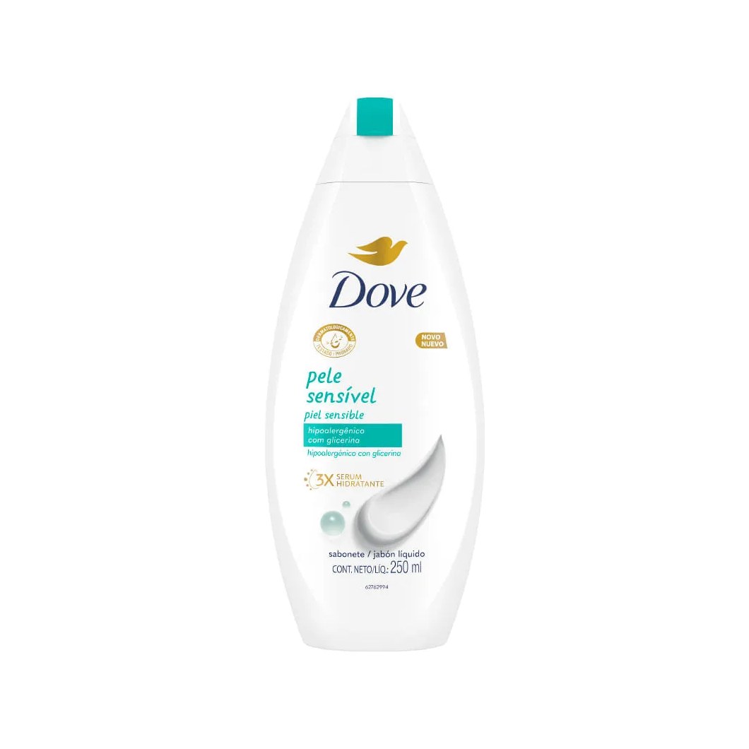 Sabonete Dove Liquido 250ml Pele Sensivel