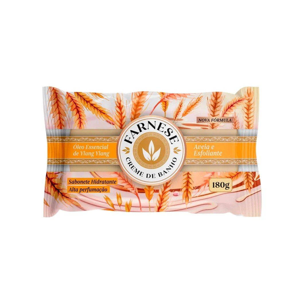Sabonete Em Barra Farnese Aveia E Esfoliante 180gr