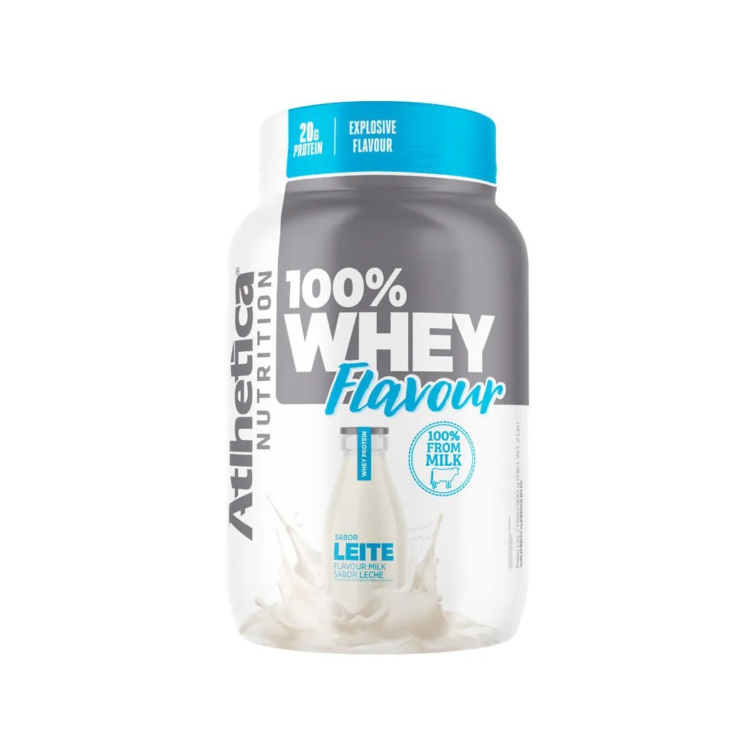 Suplemento Atlhetica 100% Whey Flavour 900gr Leite
