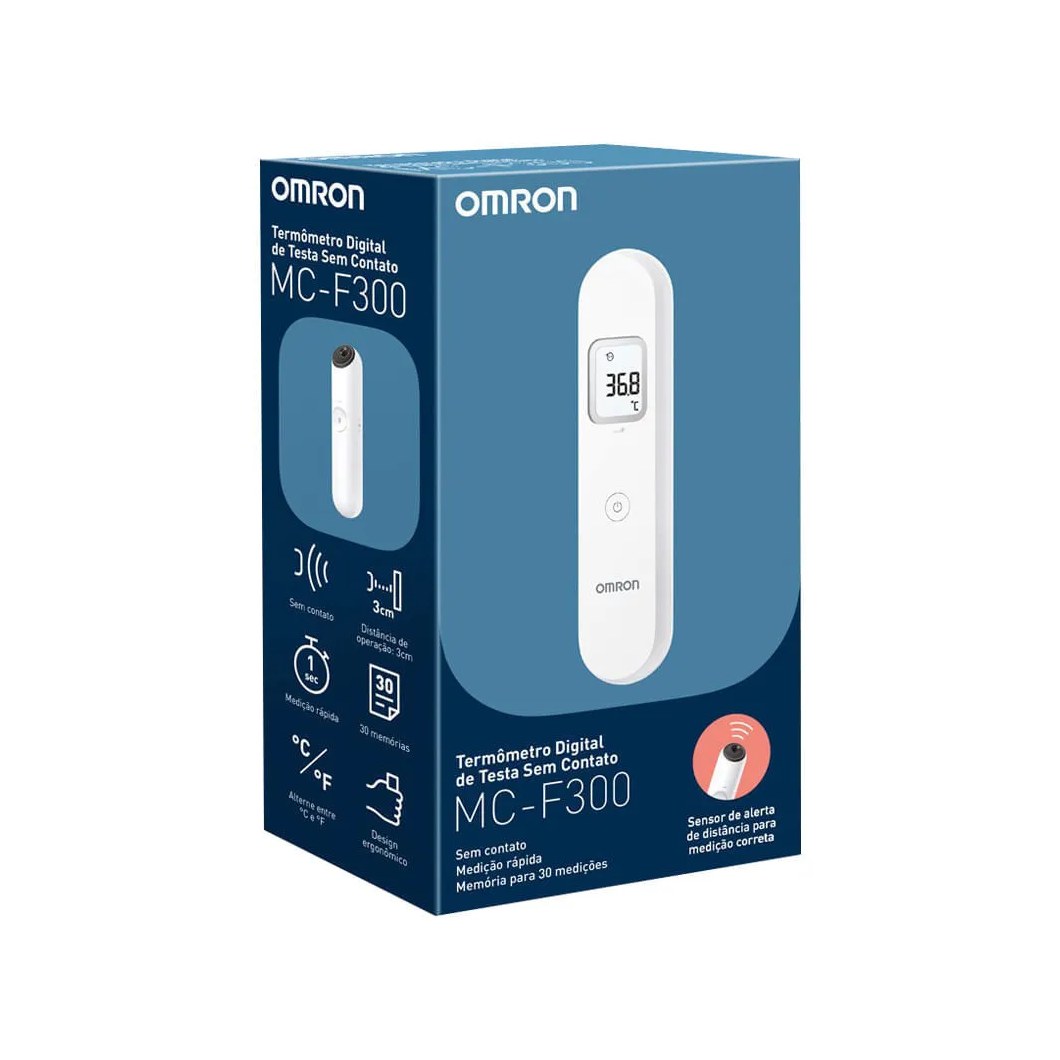 Termometro Digital Omron Mc-f300 Sem Contato