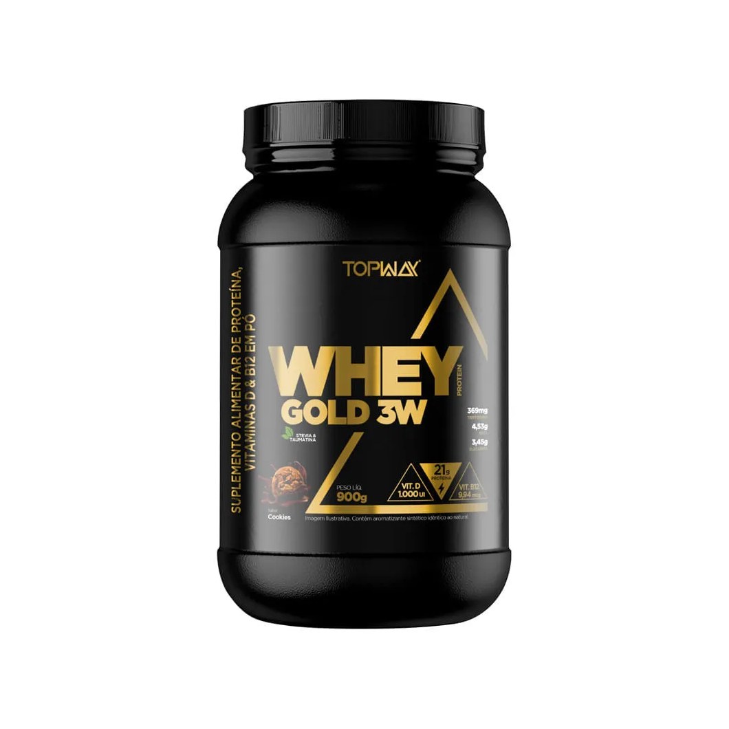 Topway Whey Gold 3w 900gr Cookies