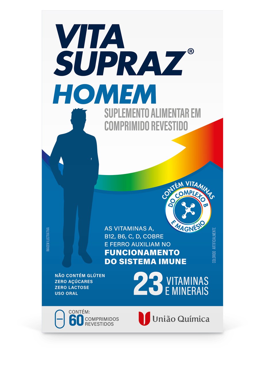 Vita Supraz Homem Com 60 Comprimidos