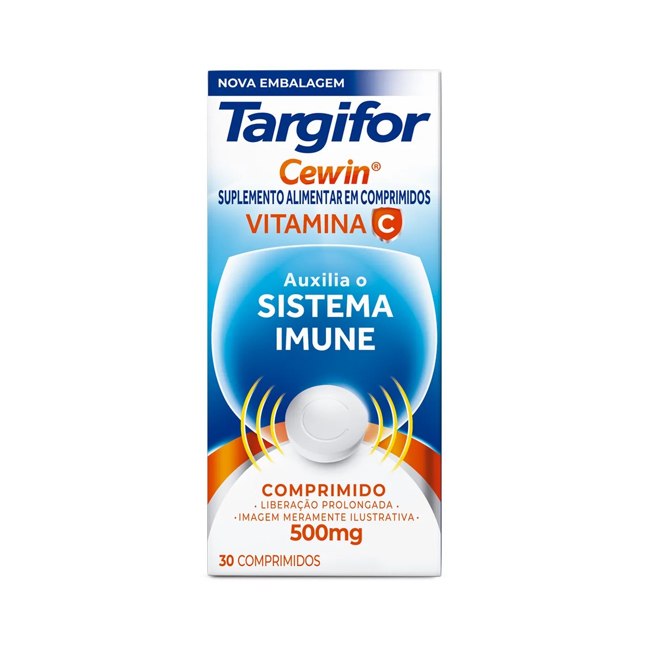 Vitamina C Targifor Cewin 500mg 30 comprimidos