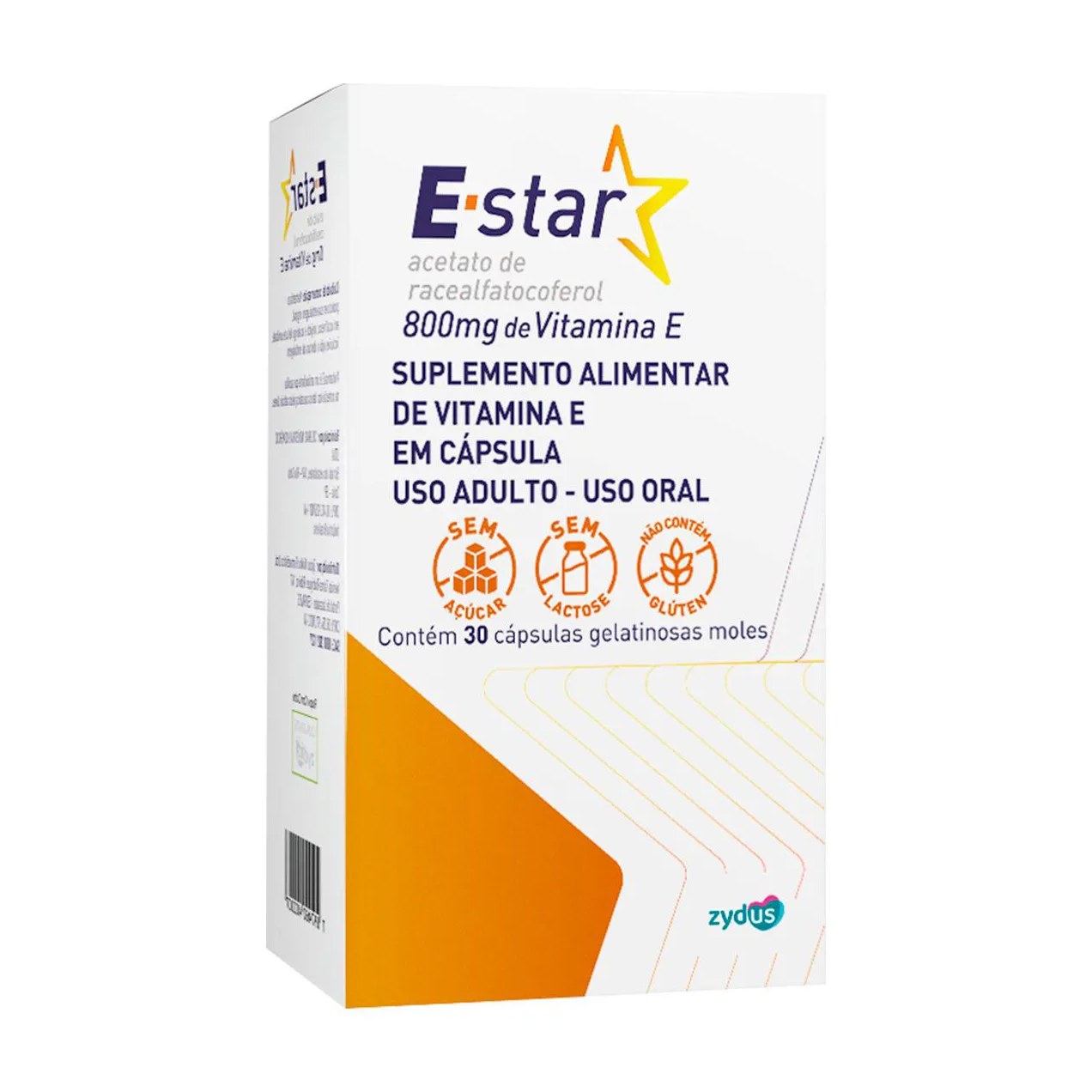 Vitamina E E-Star 800mg 30 cápsulas