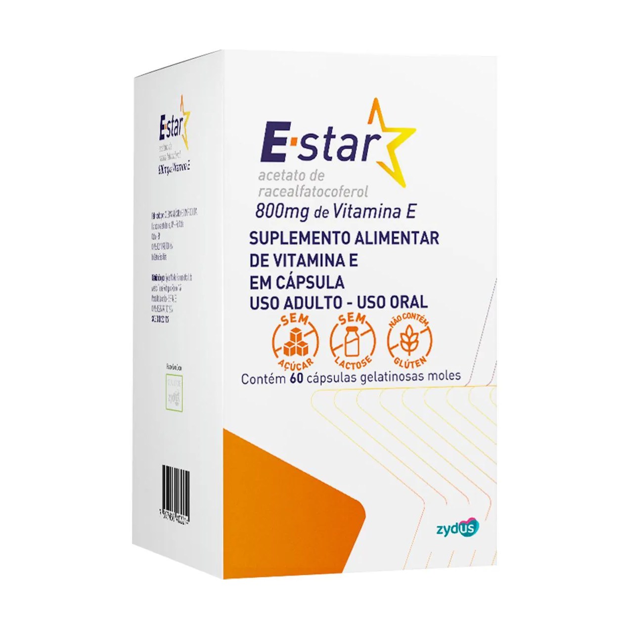 Vitamina E E-Star 800mg 60 cápsulas