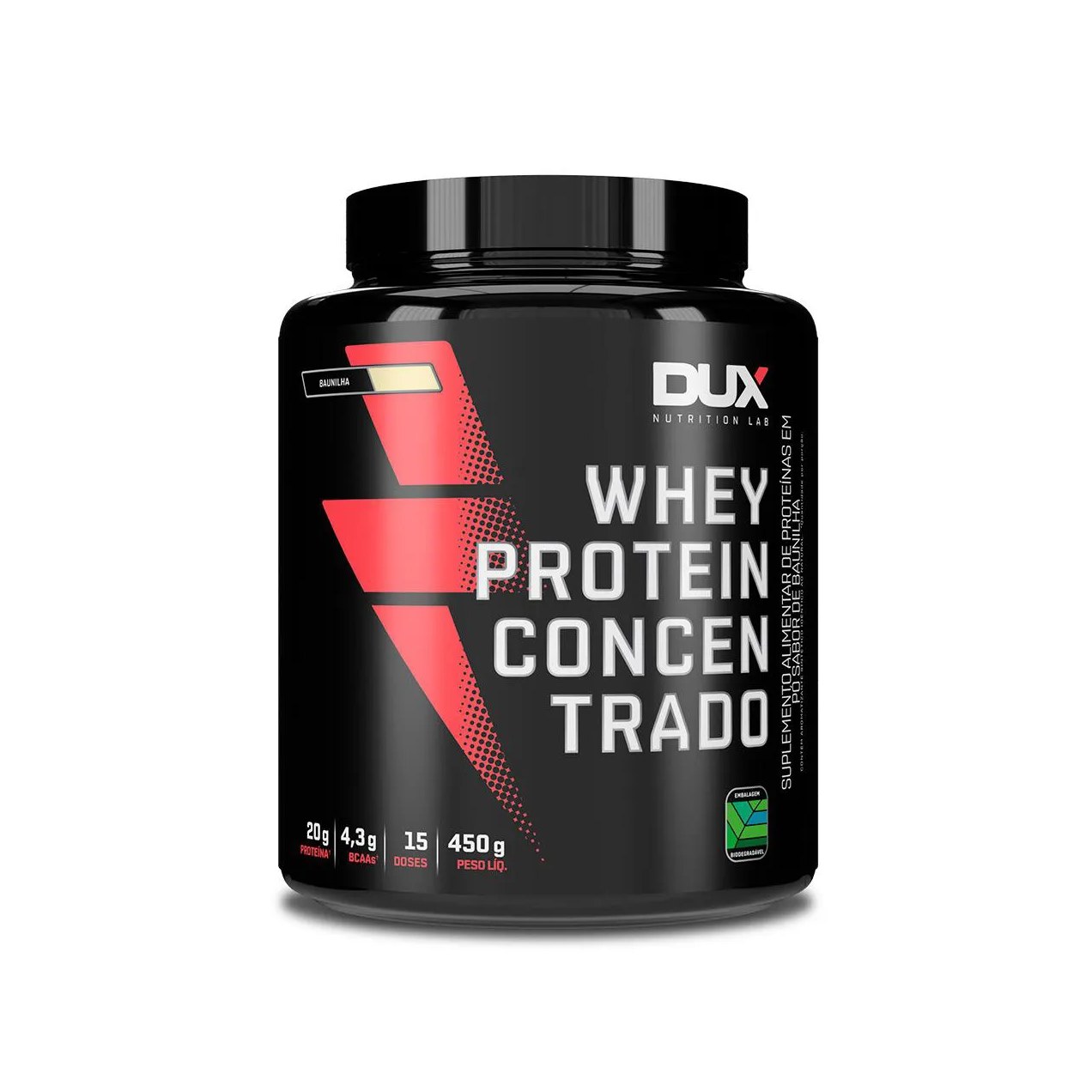 Whey Protein Concentrado Dux Nutrition Baunilha 450g