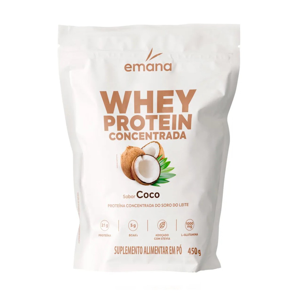 Whey Protein Emana Coco em Pó 450g