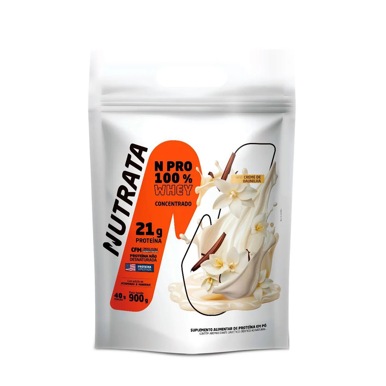 Whey Protein Nutrara NPRO 100% Baunilha 900g