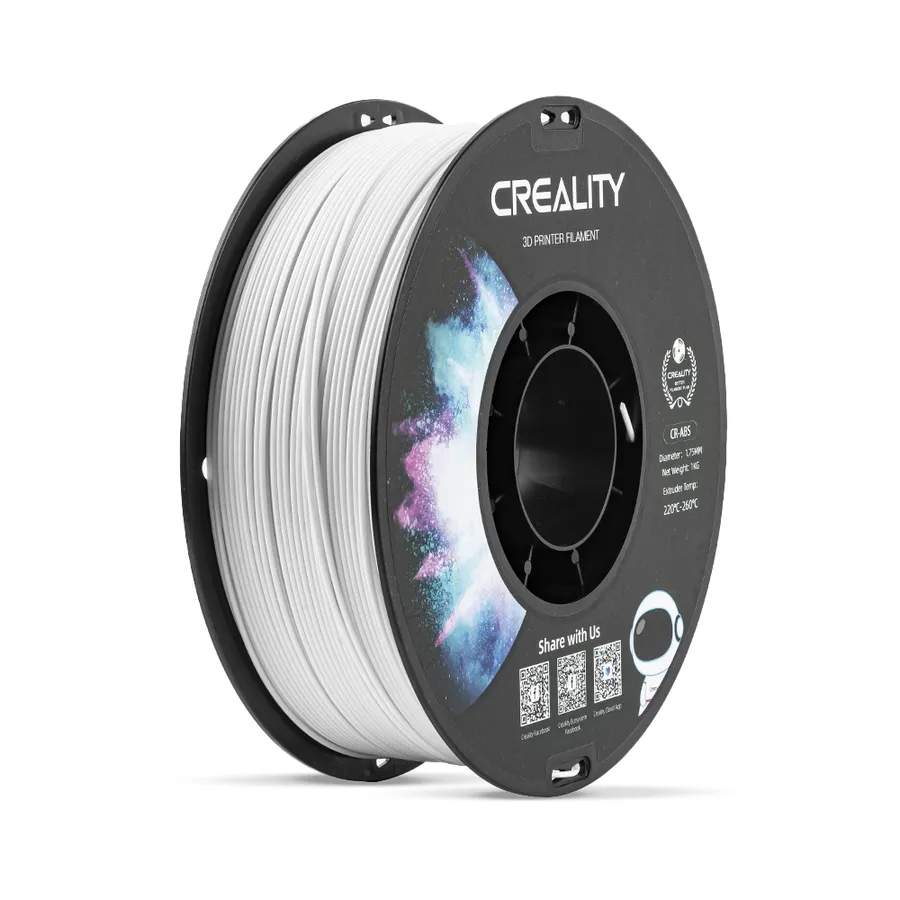 Filamento CR-ABS Creality 1.75mm 1kg - Branco