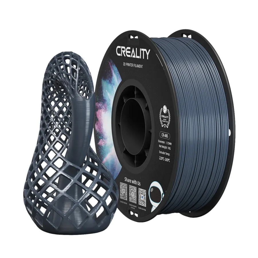 Filamento CR-ABS Creality 1.75mm 1kg - Cinza