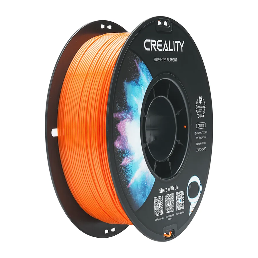 Filamento CR-PETG Creality 1.75mm 1kg - Laranja