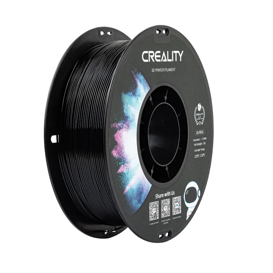 Filamento CR-PETG Creality 1.75mm 1kg - Preto