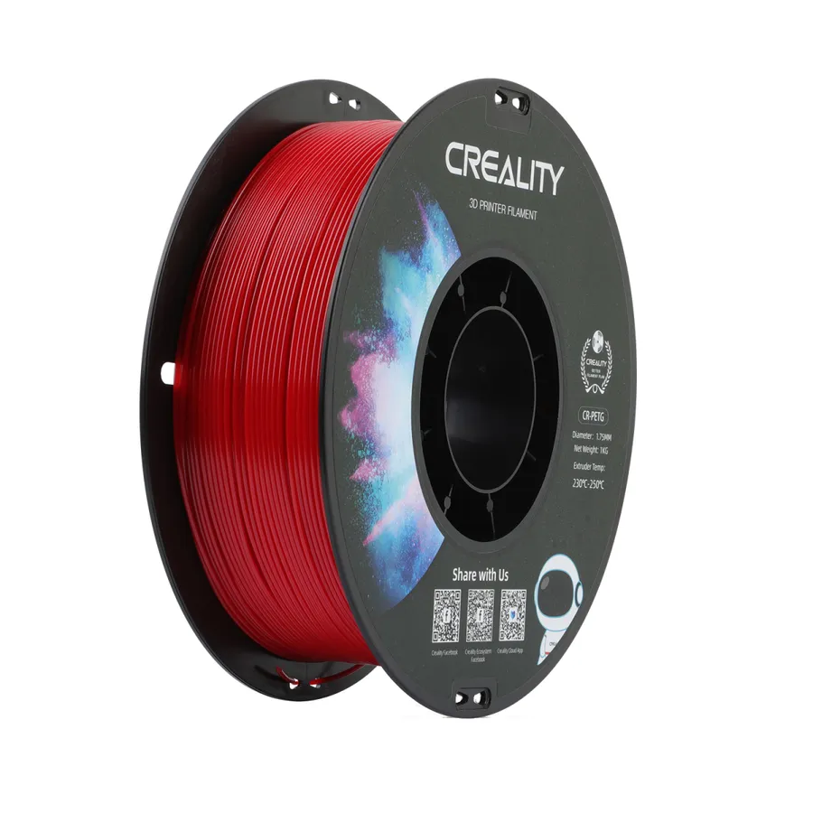 Filamento CR-PETG Creality 1.75mm 1kg - Vermelho