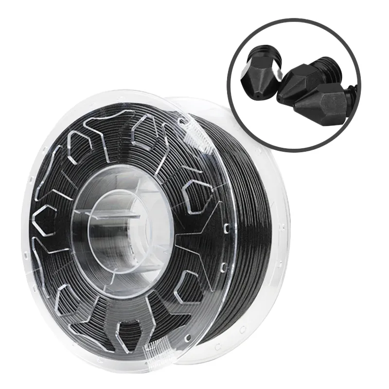 Filamento CR-PLA Carbon Creality 1.75mm 1kg - Preto