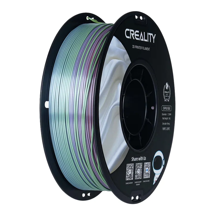 Filamento CR-PLA Creality 1.75mm 1kg - Arco-�ris Seda