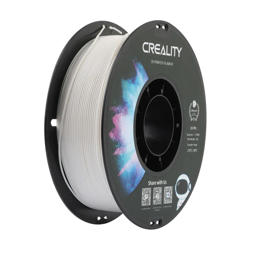 Filamento CR-TPU Creality 1.75mm 1kg - Branco