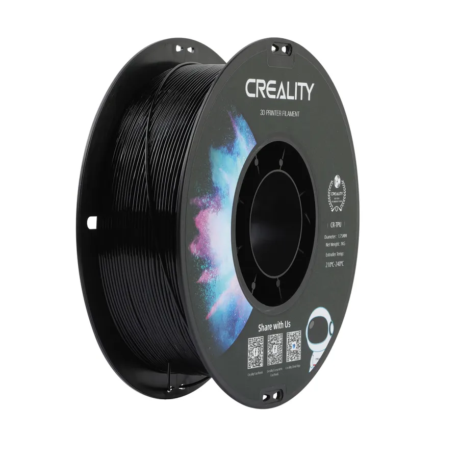 Filamento CR-TPU Creality 1.75mm 1kg - Preto