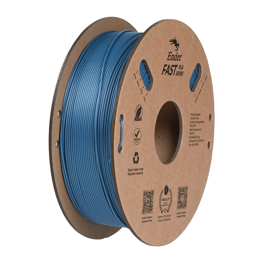 Filamento Ender Fast PLA Creality 1.75mm 1kg - Cinza