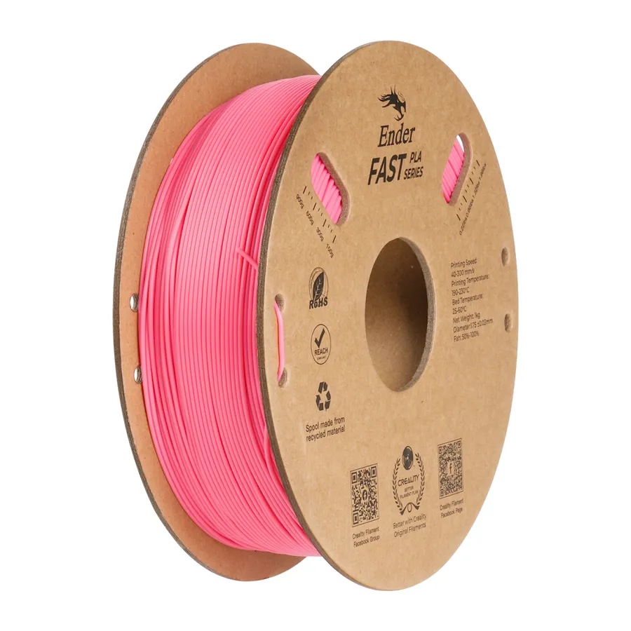 Filamento Ender Fast PLA Creality 1.75mm 1kg - Rosa