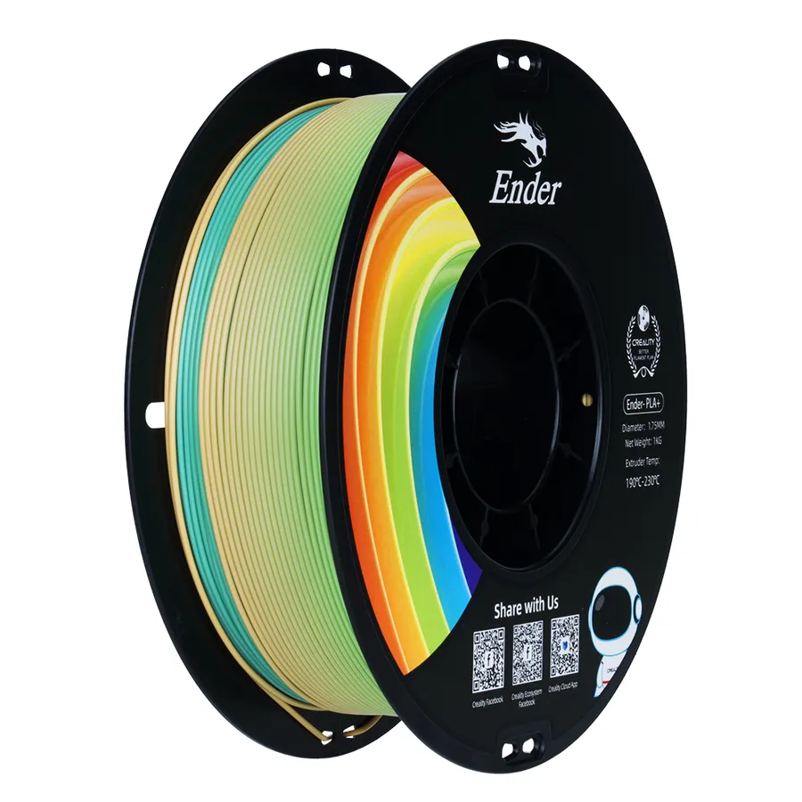 Filamento Ender-PLA+ Creality 1.75mm 1kg - Arco-�ris