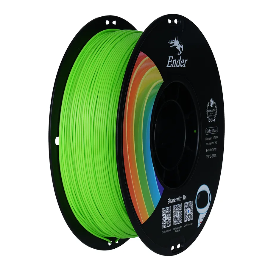Filamento Ender-PLA+ Creality 1.75mm 1kg - Verde Ma�a