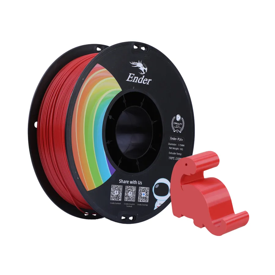 Filamento Ender-PLA+ Creality 1.75mm 1kg - Vermelho