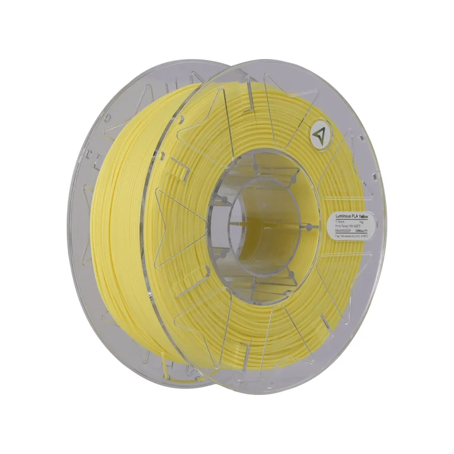 Filamento Hyper Luminous PLA Creality 1.75mm 1kg - Amarelo