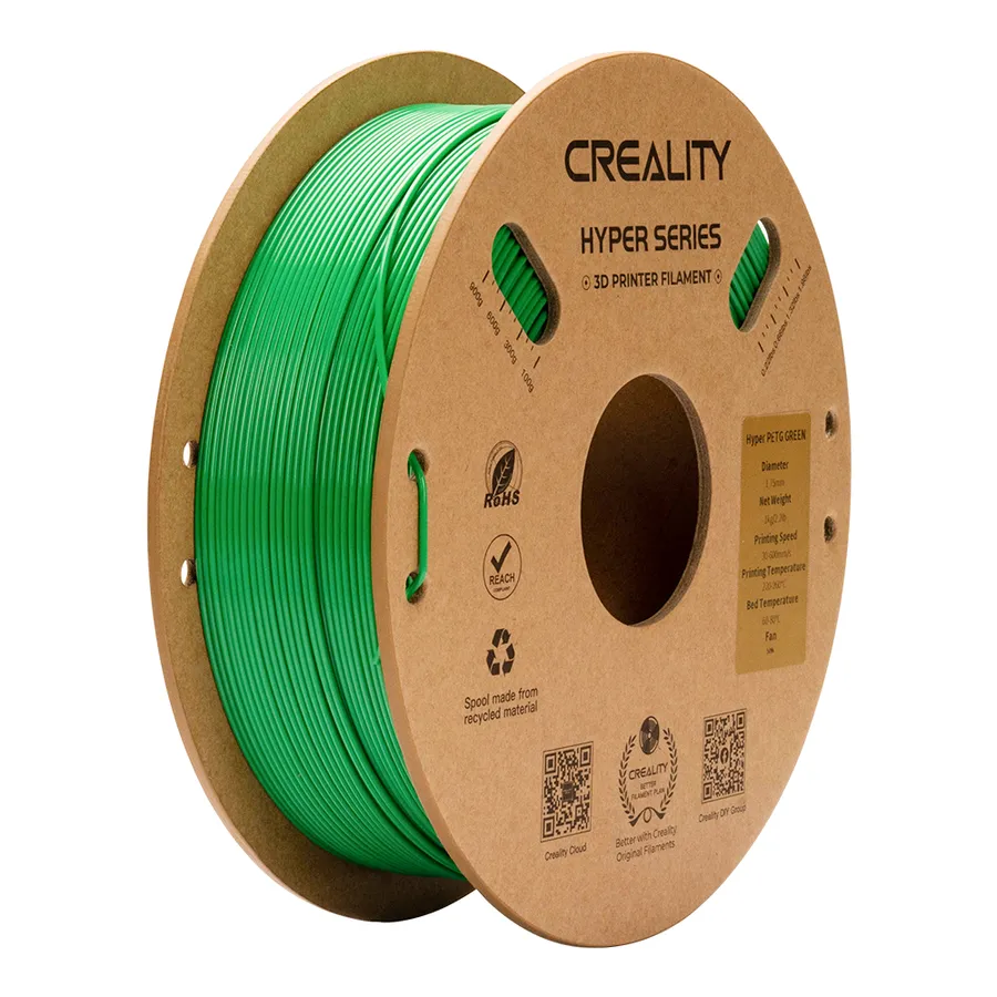 Filamento Hyper PETG Creality 1.75mm 1kg - Verde