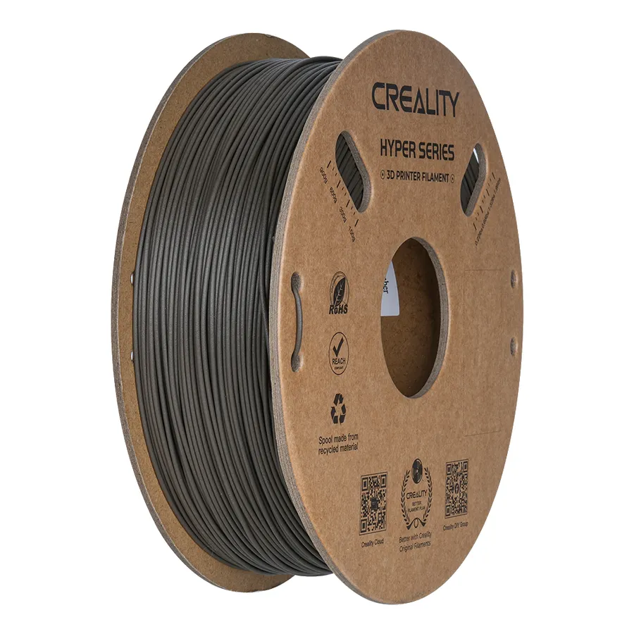 Filamento Hyper PLA-CF Creality 1.75mm 1kg - Amarelo Acinzentado