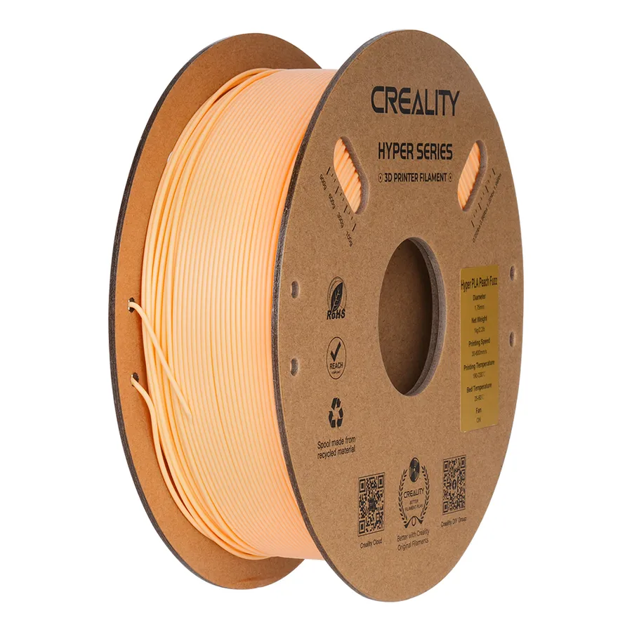 Filamento Hyper Series PLA Creality 1.75mm 1kg - Peach Fuzz