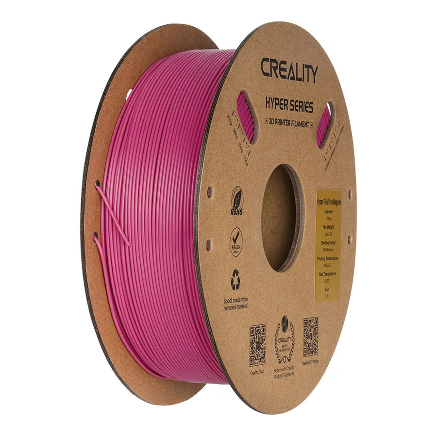 Filamento Hyper Series PLA Creality 1.75mm 1kg - Viva Magenta