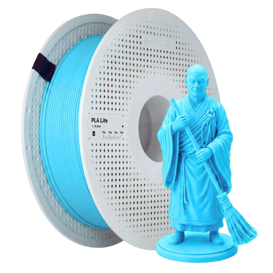Filamento Impressão 3D Bambu Lab Pla Lite Azul Ciano 1Kg