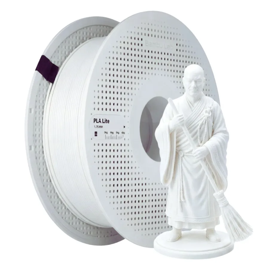 Filamento Impressão 3D Bambu Lab Pla Lite Branco 1kg
