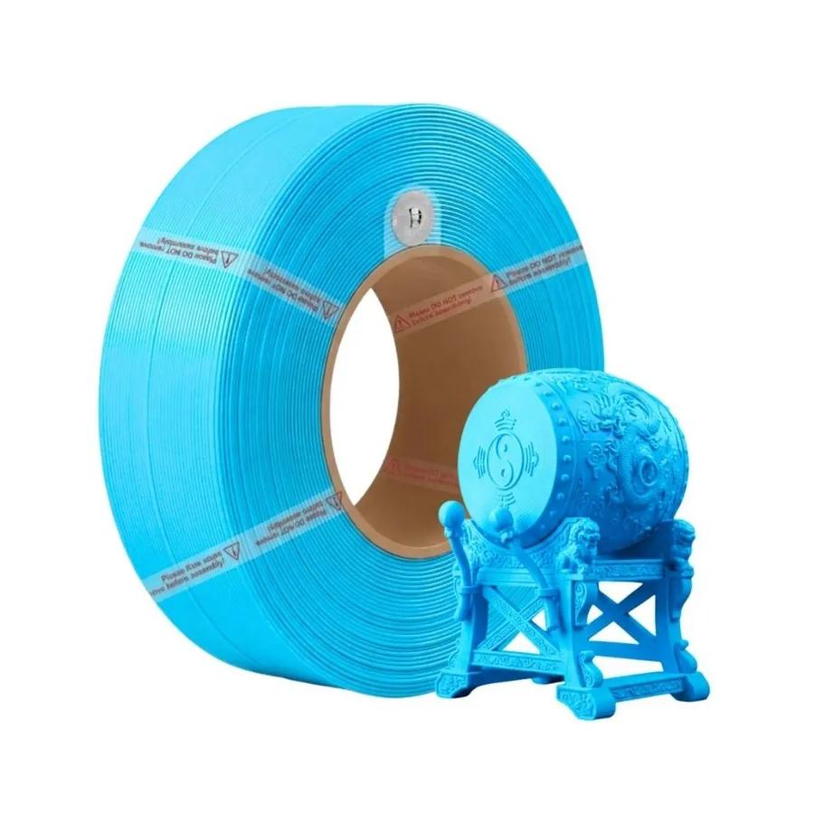 Filamento Impressão 3D Bambu Lab PLA Lite Refil Azul Ciano 1kg