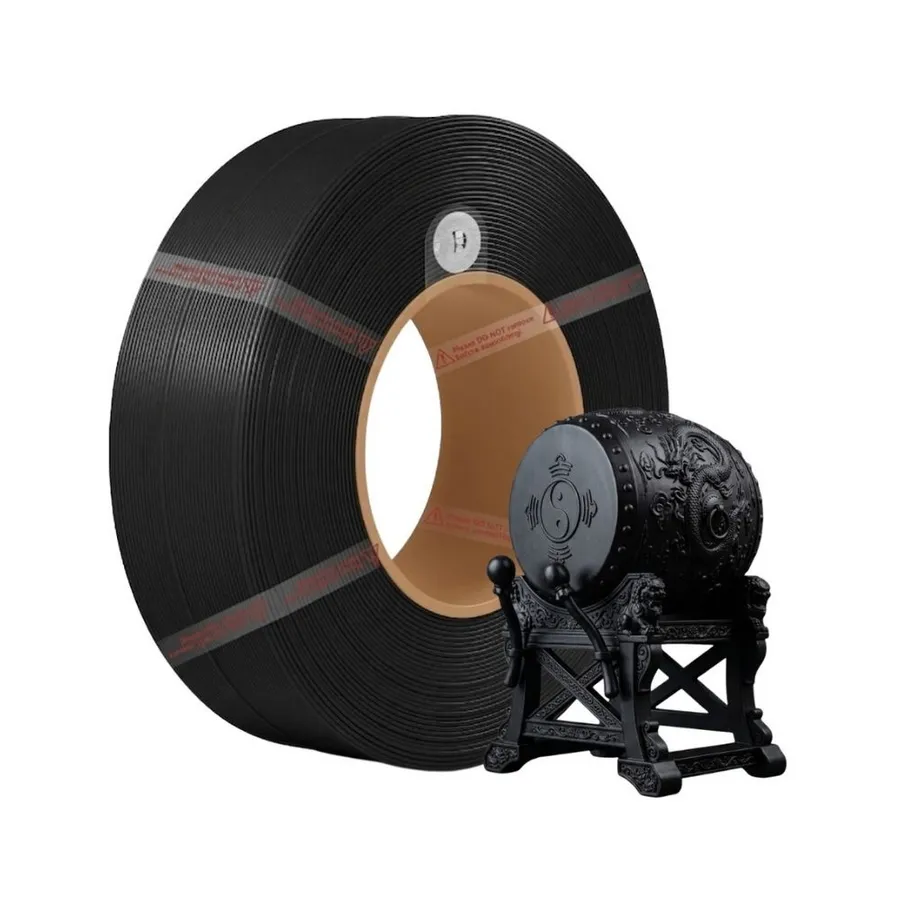 Filamento Impressão 3D Bambu Lab PLA Lite Refil Preto 1kg