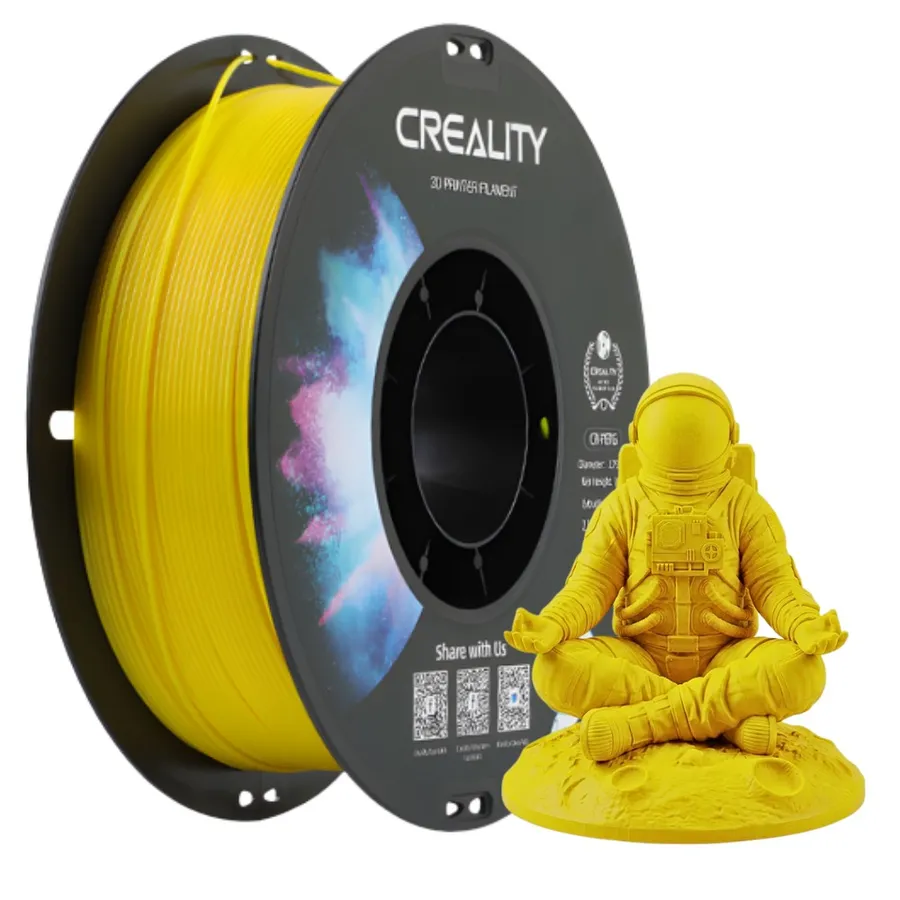 Filamento Impressão 3D Creality Cr-Petg Amarelo 1kg