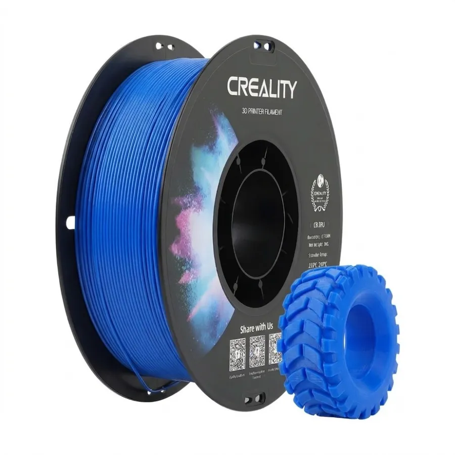 Filamento Impressão 3D Creality Cr-Tpu Flexível Azul 1Kg