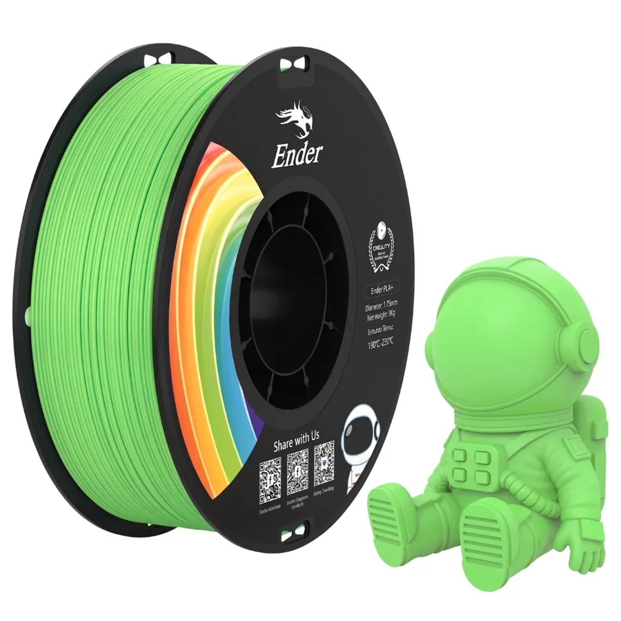 Filamento Impressão 3D Creality En-Pla+ Verde Claro 1kg