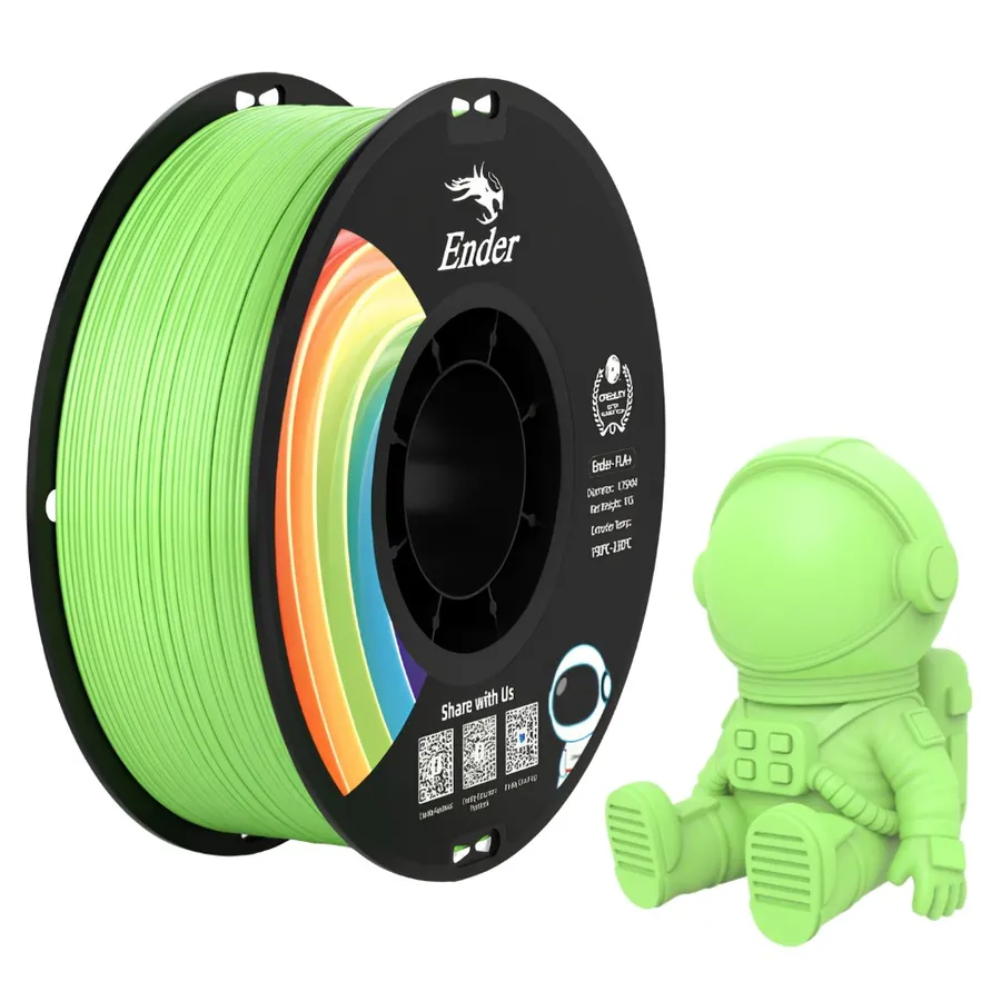 Filamento Impressão 3D Creality En-Pla+ Verde Maçã 1kg