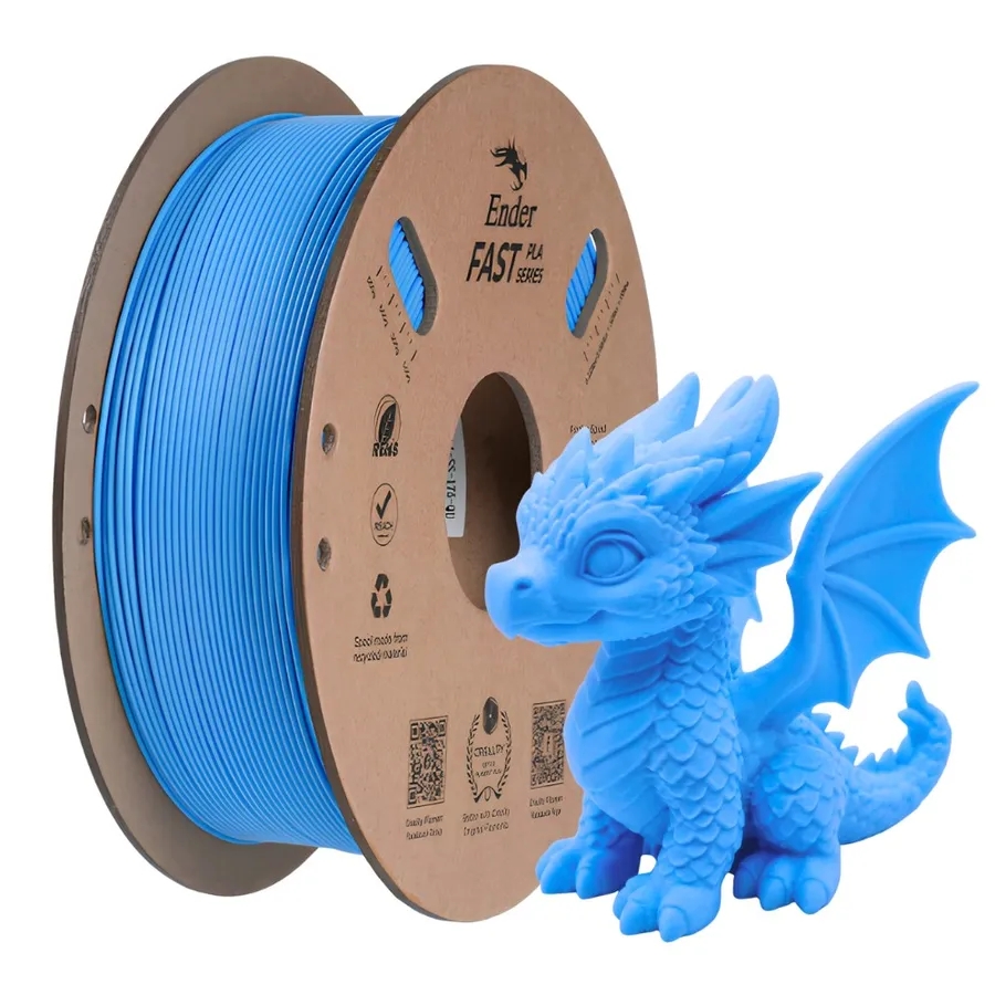 Filamento Impressão 3D Creality Ender Fast Pla Azul Claro 1kg