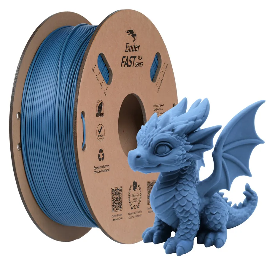 Filamento Impressão 3D Creality Ender Fast Pla Cinza Escuro 1kg