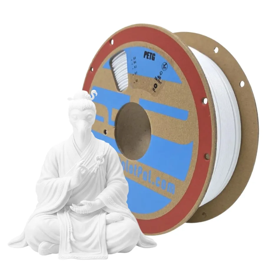 Filamento Impressão 3D PrintaLot PETG Branco 1kg